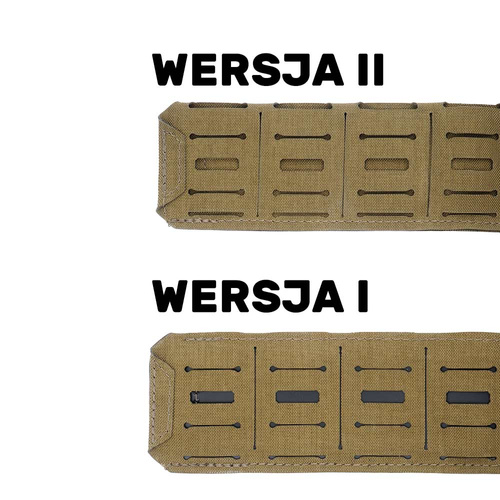Багнет - Тактичний ремінь з накладкою MOLLE SUPPRESSOR - Пряжка AustriAlpin COBRA® ProStyle 18 kN - 44 мм - Чорний.