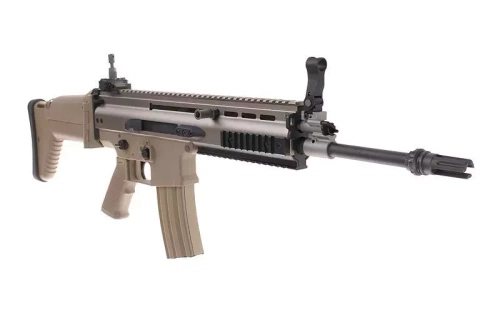 WE - Репліка карабіна AEG SCAR-L MK16 MOD 0 - Tan - WET-01-005926