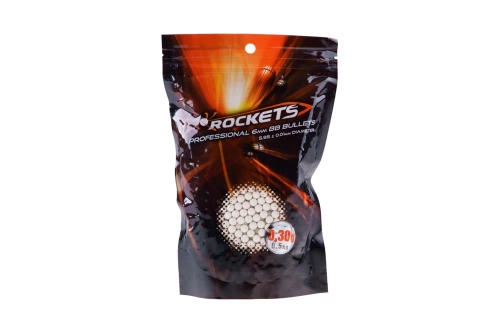 Rockets - Кулі ASG Professional - 0,30 г - 1660 шт. - Білий - ROC-16-018530