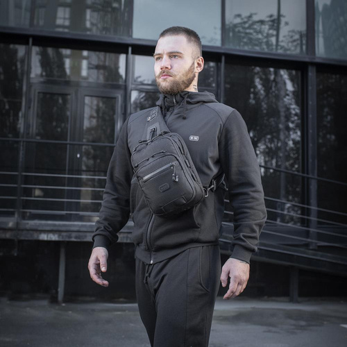 M-Tac - Рюкзак Cross Bag Slim Elite Hex - Чорний - 10210002