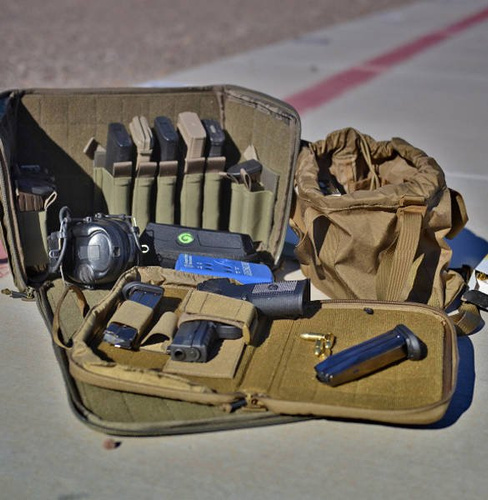 Helikon - Подвійний пістолетний гаманець® - нейлон - синій меланж - MO-DPW-NL-M2 - MO-DPW-NL-M2