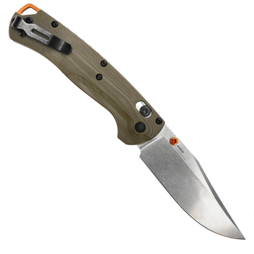 Benchmade - Мисливський ніж з биркою - CPM-S45VN - зелений - 15536