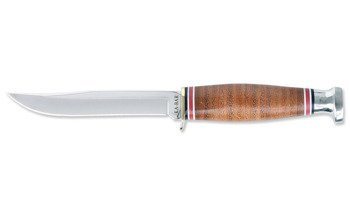 Ka-Bar 1226 - мисливський ніж Little Finn зі шкіряним руків'ям
