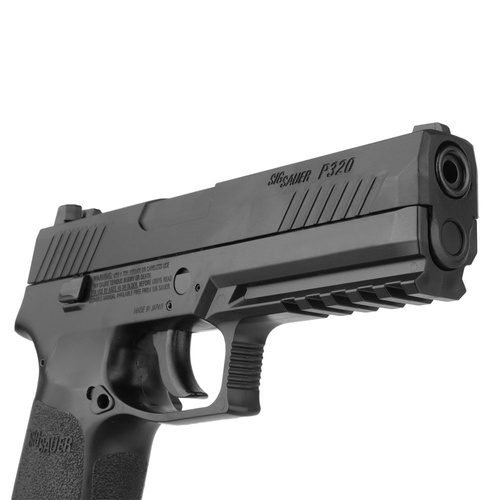 Sig Sauer - Пістолетний волейбольний м'яч Sig P320® - Зворотний удар - 4,5 мм - чорний - AIR-P320-177-30R-BLK