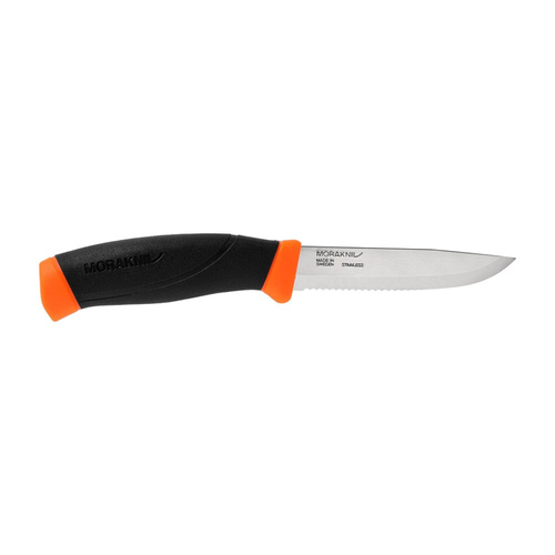 Morakniv - Companion F Серрейторний ніж - зубчастий - помаранчевий - 11829.