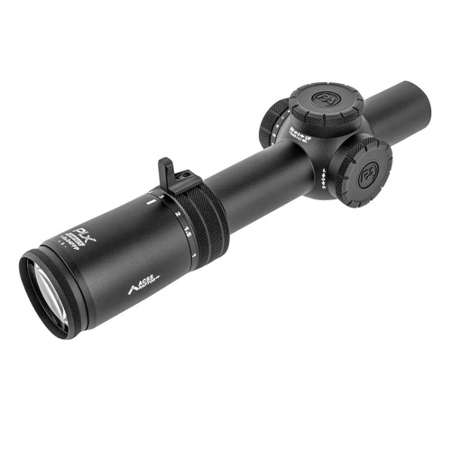 Primary Arms - Приціл оптичний компактний PLx-1-8x24 мм FFP iR - чорний - PA-PLXC-1-8X24F-RAPTOR-5.56Y