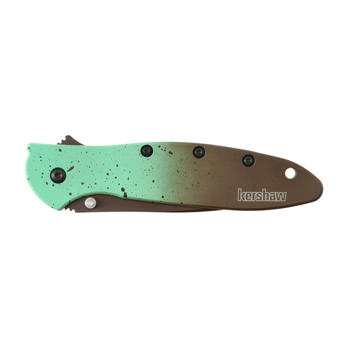 Kershaw - Складний ніж Leek EDC - Wharncliffe - запобіжник на кінчику - SpeedSafe - Mint - 1660MINT