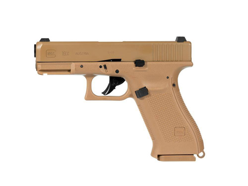 Umarex - Wiatrówka Glock 19X - Blow Back - 4,5 мм - Coyote - 5.8367