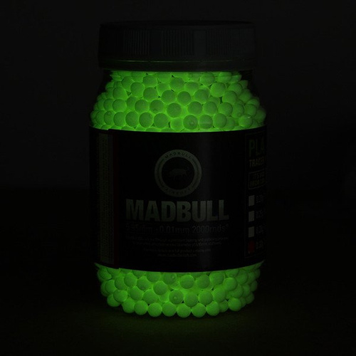 MadBull - Kulki ASG biodegradowalne - 0,28 г - 2000 шт - Tracer Eco Friendly - PLA BIO