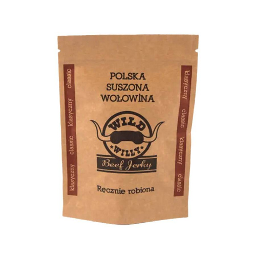 Дикий Віллі - В'ялена яловичина Beef Jerky- Класична - 50 г - 50 г