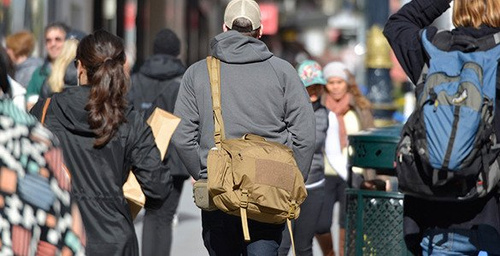 Helikon - Сумка Urban Courier Bag Large® - нейлон - меланж синій - TB-UCL-NL-M2