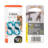 Nite Ize - Карабіни S-Biner® TagLock™ Aluminum - 2 шт - Niebieski - PLSBMA-03-2R6