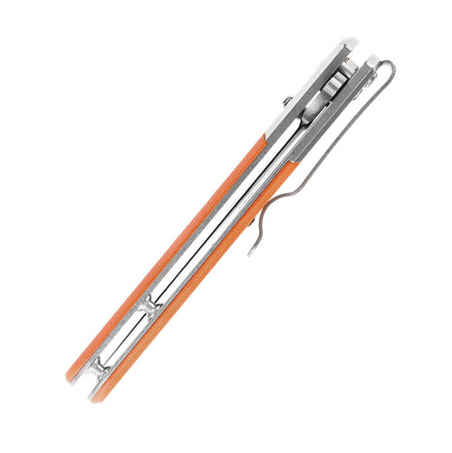 Ganzo - Складаний ніж EDC - 440C - помаранчевий - G743-2-OR