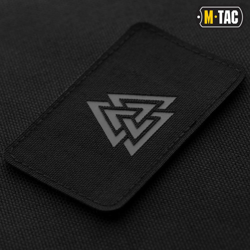 M-Tac - Нашивка  Laser cut Valknut - чорний / сірий - 51164211