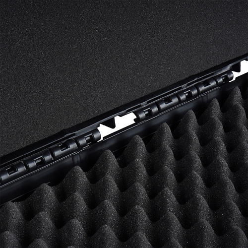 Megaline - Футляр для гвинтівки - 130 x 35 x 12 см - Комбінований замок - Чорний - 200/0091