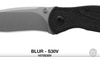Kershaw - Тактичний ніж Blur 1670S30V - S30V - Black - 1670S30V