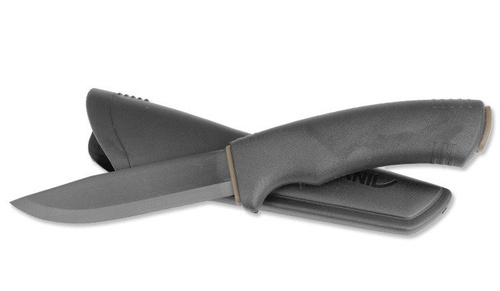 Morakniv - Ніж для виживання Bushcraft - Вуглецева сталь - Чорний - 12490.