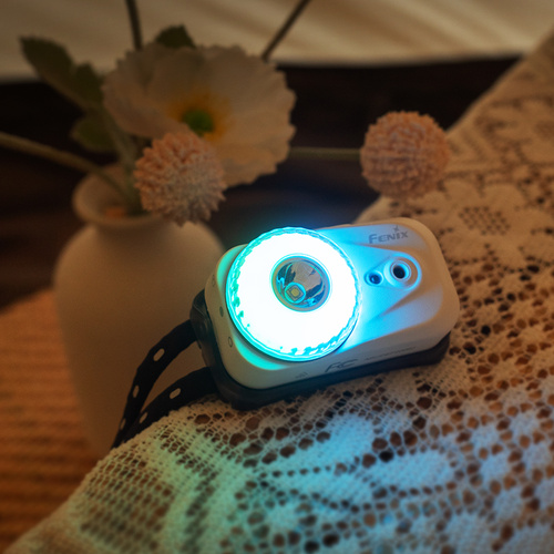 Fenix - Налобний ліхтарик HL17R з акумулятором 1000 мАг - 500 лм - Білий - HL17R white