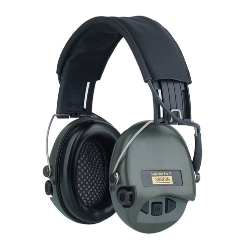 Sordin - Активні протишумні навушники Supreme Pro-X - Зелені - 75302-X/L-S