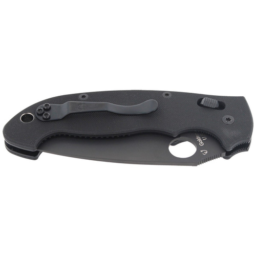 Складаний ніж Spyderco - Manix™ 2 XL G-10 Black / Black Blade - C95GPBBK2