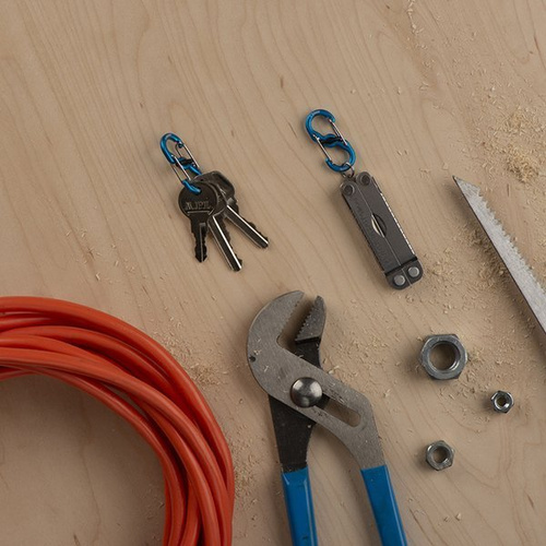 Nite Ize - Алюмінієвий карабін S-Biner® MicroLock® - 2 шт. - Помаранчевий - LSBMA-19-2R6