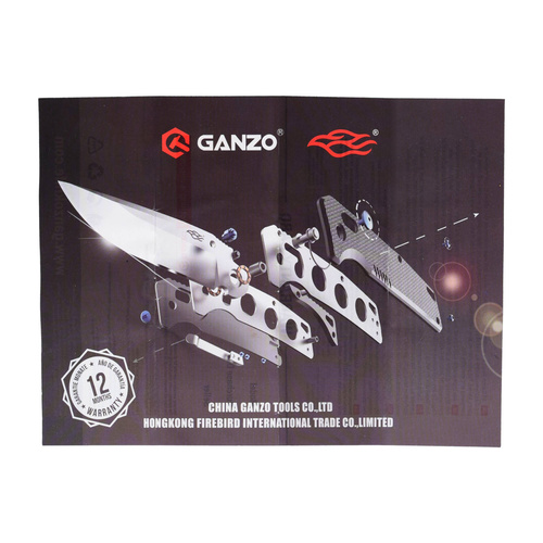 Ganzo - Складаний ніж Firebird G768PT-GR - D2 - сірий - G768PT-GR
