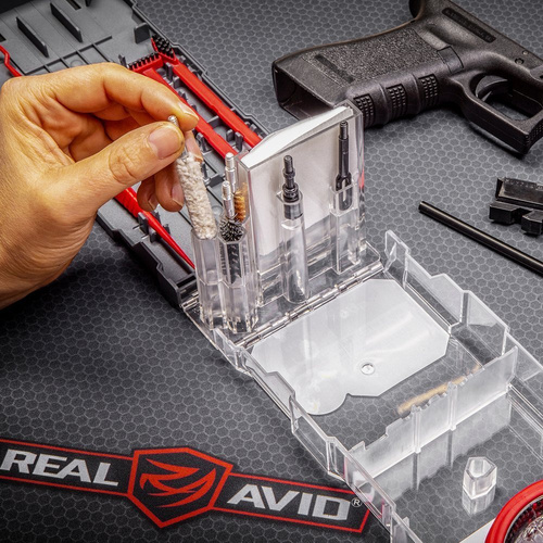 Real Avid - Набір інструментів для чищення зброї Gun Boss Multi-Kit - .223 Rem/5.56x45 мм- AVGBMK223