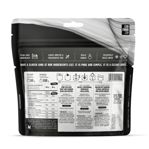 LyoFood - Сублімований раціон Lyo Expedition - Тушкований гуляш - 500 г