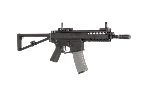 Double Bell - репліка електричного карабіна PDW BI-8002 - чорний - DBY-01-000830
