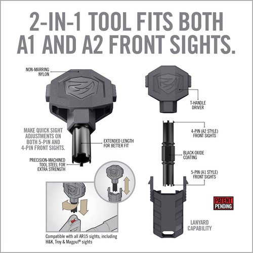 Real Avid - Ключ для регулювання краватки Front Sight Adjuster Pro - AR-15 A1 / A1 - AVARFSAPRO
