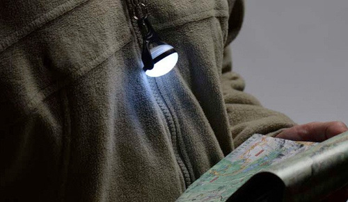 Nite Ize - Світлодіодний мікроліхтар MoonLit®, що світиться на брелоку - білий - MLTML-02-R6