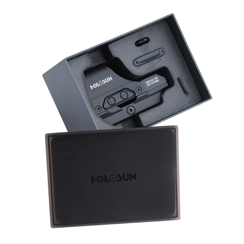 Holosun - Red Dot HE510C-GR Elite Multi Reticle Green Dot - Сонячна панель - Зелена точка - Чорний - HE510C-GR