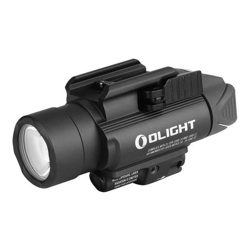 Olight - Тактичний збройовий ліхтар BALDR Pro з лазерним прицілом - 1350 люмен - Чорний