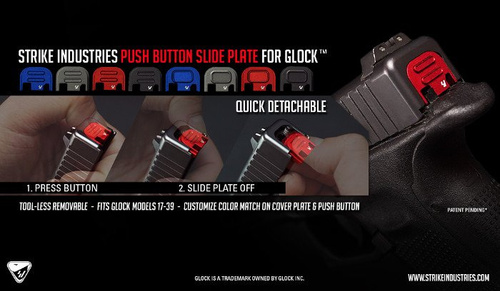 Strike Industries - Фіксатор замка Glock - чорна - SI-GSP-V1-BK