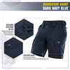 M-Tac - Тактичні шорти Aggressor - Polycotton - Rip-Stop - Dark Navy Blue - 20018015.