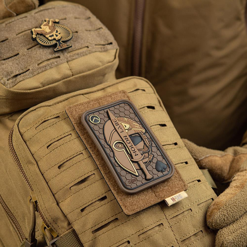 M-Tac - Моральна нашивка - Molon Labe Ace Jacquard - Coyote / PVC - 51127005