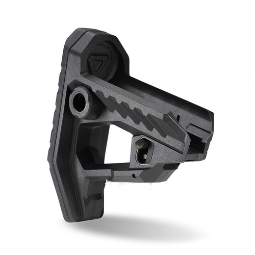 Strike Industries - Регульований приклад PDW Strike Polymer Pit Stock - чорний - SI-STRIKE-POLY-PIT-BK