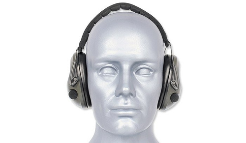 Mil-Tec Plus - Активні навушники EED - Зелений OD - 16243001