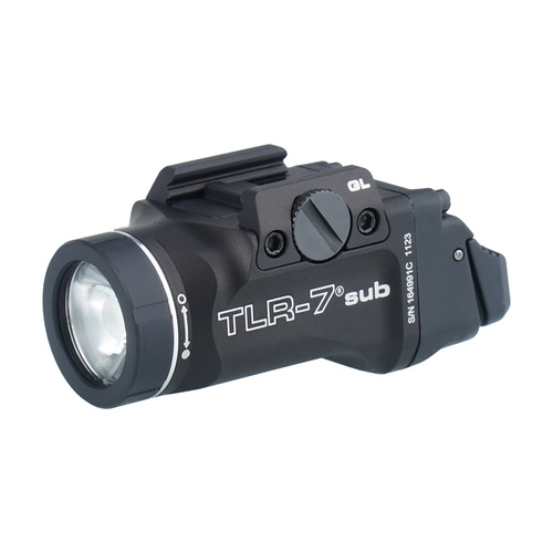 Streamlight - Тактичний ліхтар на зброю TLR-7 SUB - G43X/G48 - 500 лм - Чорний - L-69400