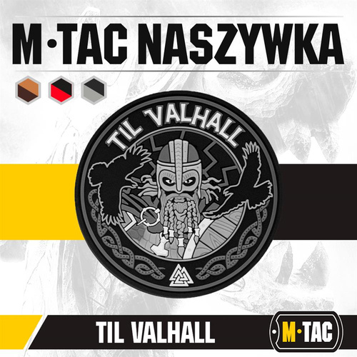 M-Tac - Til Valhall Patch - ПВХ - сірий/чорний - 51142112