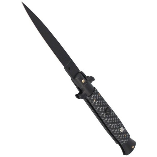 Frank Beltrame - Пружинний ніж Stiletto Kevlar 23 см - FB 23/KEV BLK