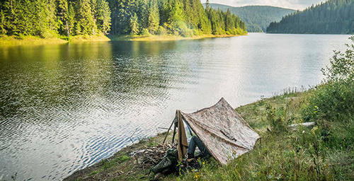 Helikon - Пончо, накидка від дощу - PenCott® Wildwood™ - PO-MUS-PO-45