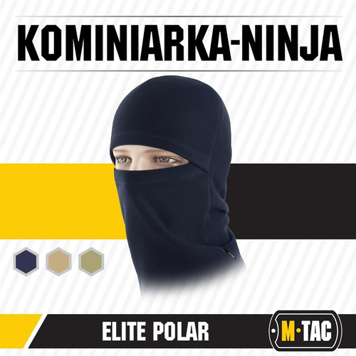M-Tac - Балаклава Ninja Elite - Фліс - Dark Navy Blue - 40402015