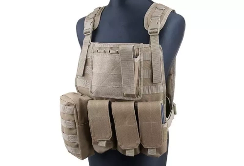 GFC Tactical - Тактичний розвантажувальний жилет MBSS - Нейлон - Coyote Brown - GFT-18-000363