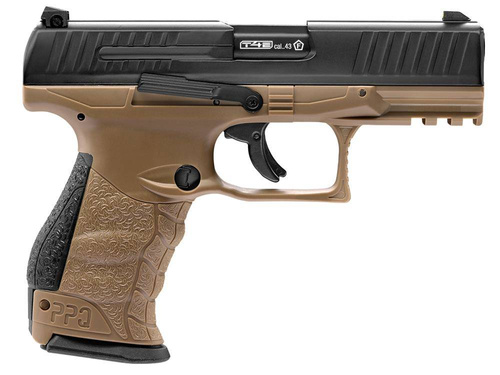 Umarex - Пістолет RAM під гумові кулі Walther PPQ M2 T4E .43 кал - FDE - 2.4762