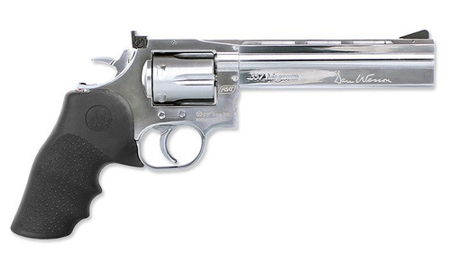ASG - Репліка револьвера Dan Wesson 715 6'' - Срібло - Мала потужність - 18194
