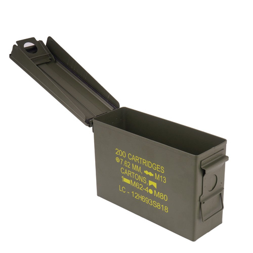 Mil-Tec - Сталева коробка для набоїв армії США M19A1 кал. 30 - Репліка - 15963100