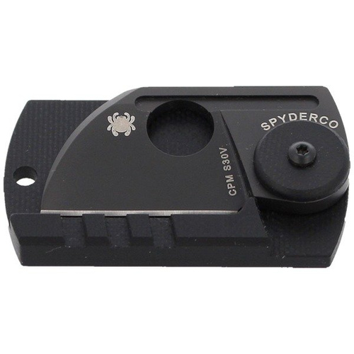 Spyderco - Folder Knife Dog Tag CF/G-10 Laminate Black - C188CFBBKP - Ніж-пенал з ламінованим покриттям CF/G-10 - C188CFBBKP