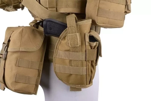 GFC Tactical - Універсальна кобура з підсумком для магазинів - Коричневий - GFT-29-007446