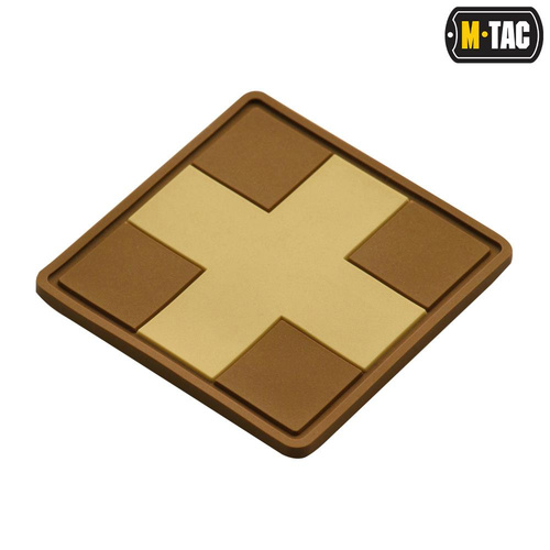 M-Tac - 3D ПВХ Нашивка Medic Cross - Coyote - 51124005